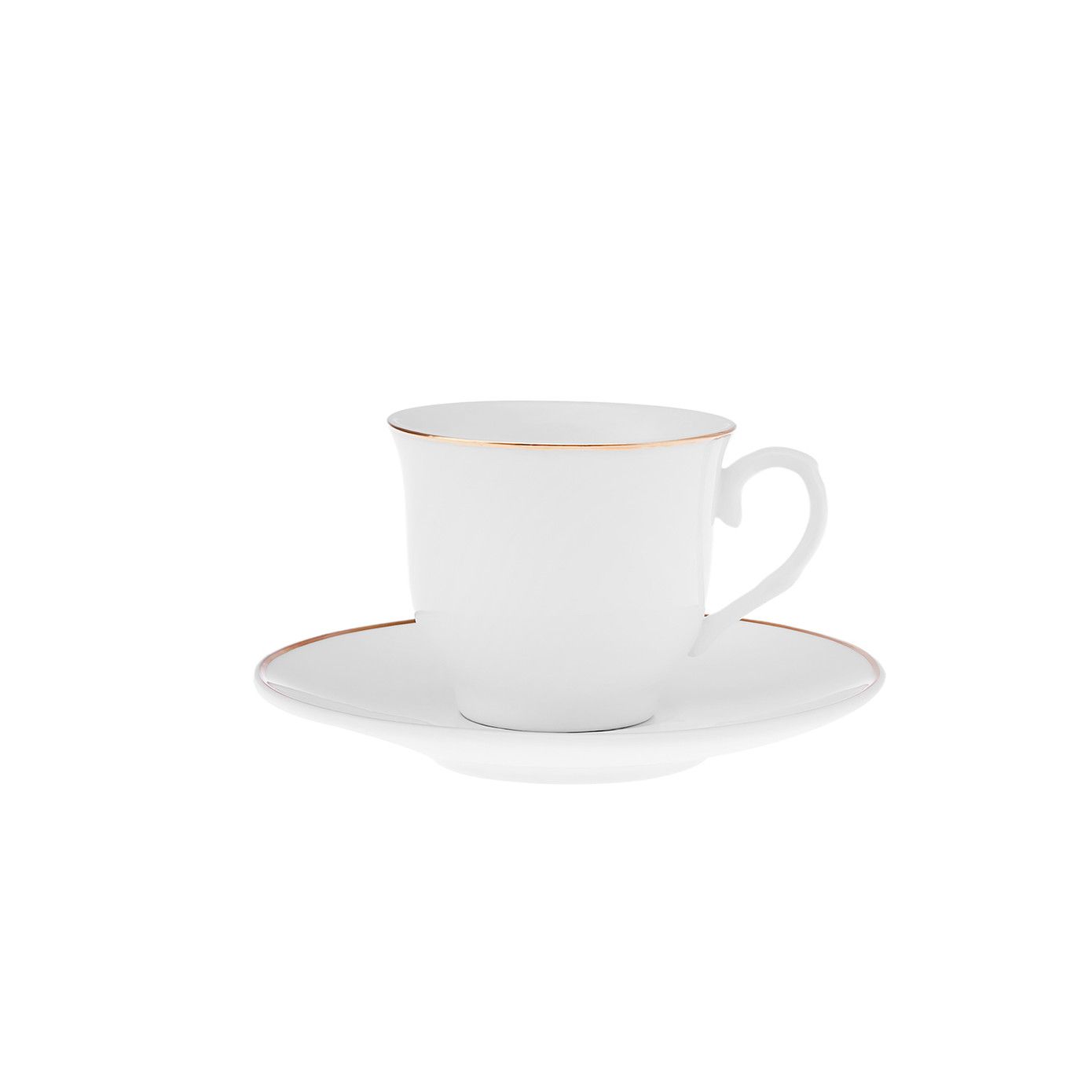 KARACA SERAF ESPRESSO KAFFESÆT 12 DELE, 90 ML, HVID/GULD