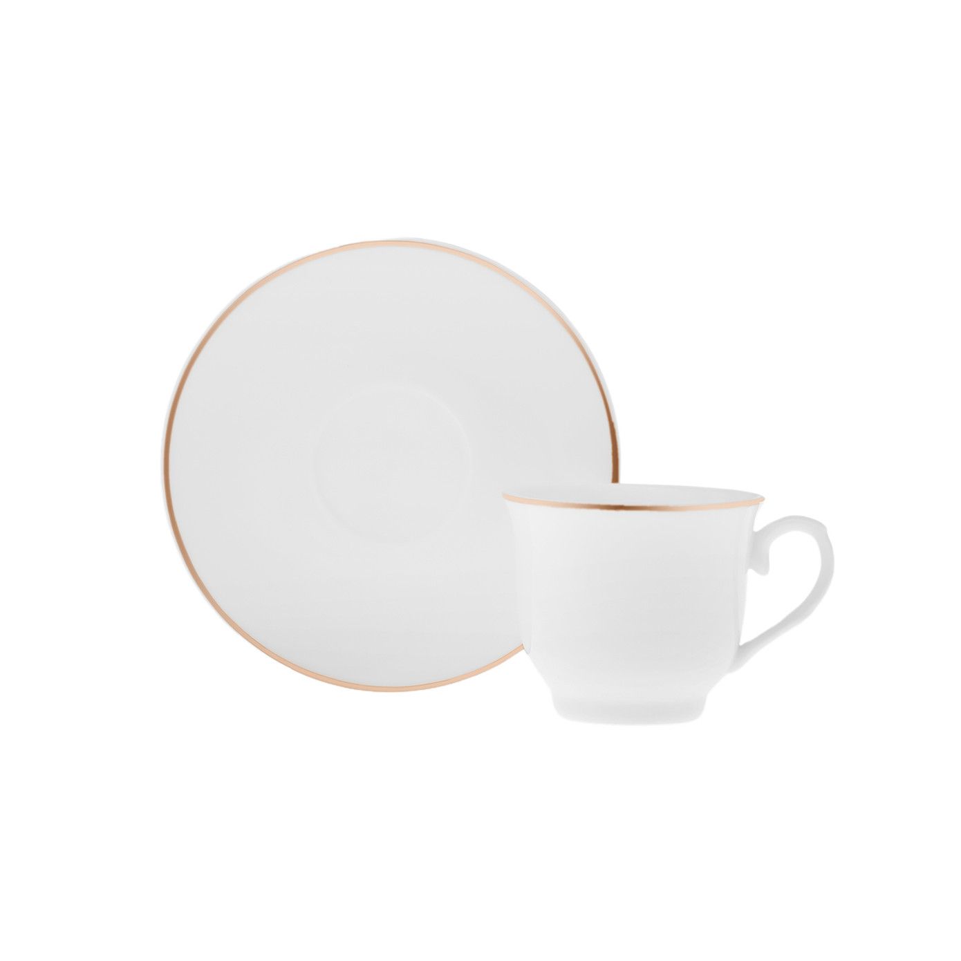 KARACA SERAF ESPRESSO KAFFESÆT 12 DELE, 90 ML, HVID/GULD