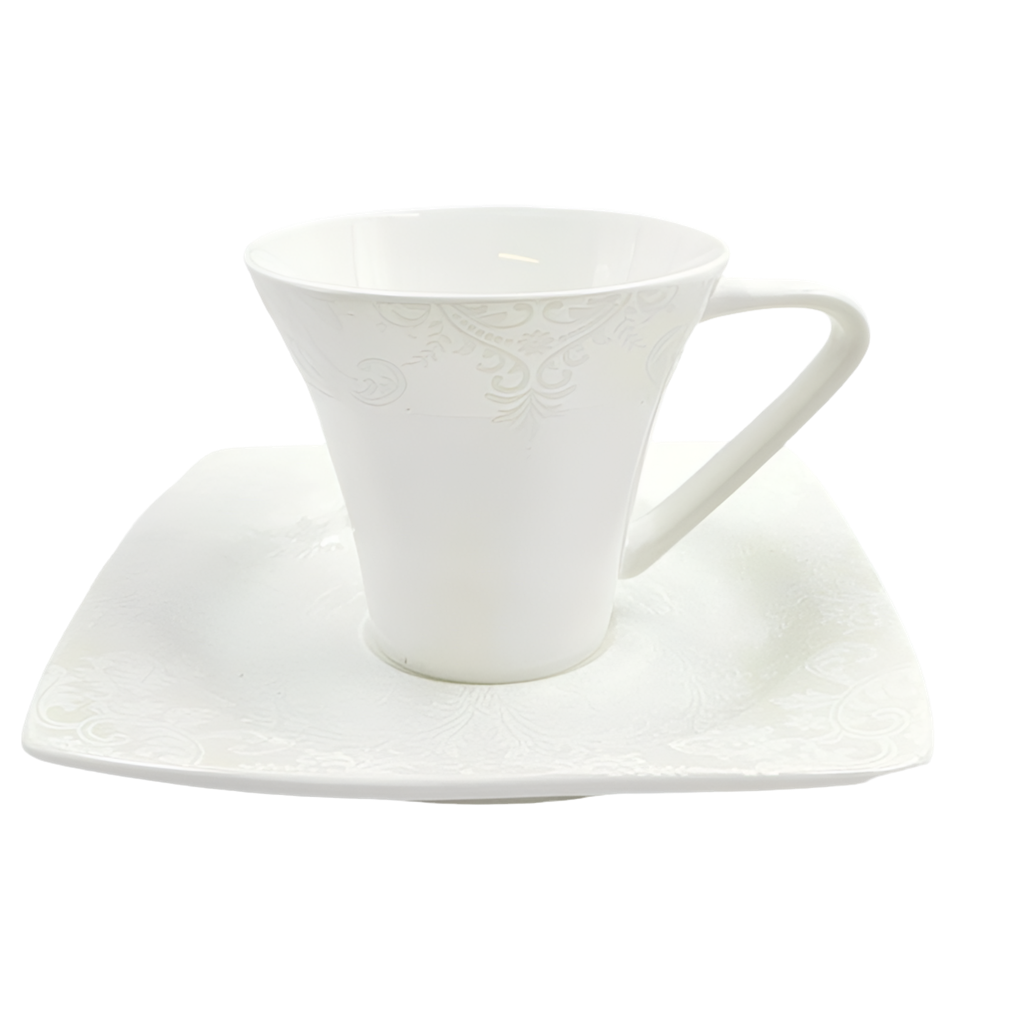 Mokka-/Espressosæt - 12 dele Bricard Porcelæn