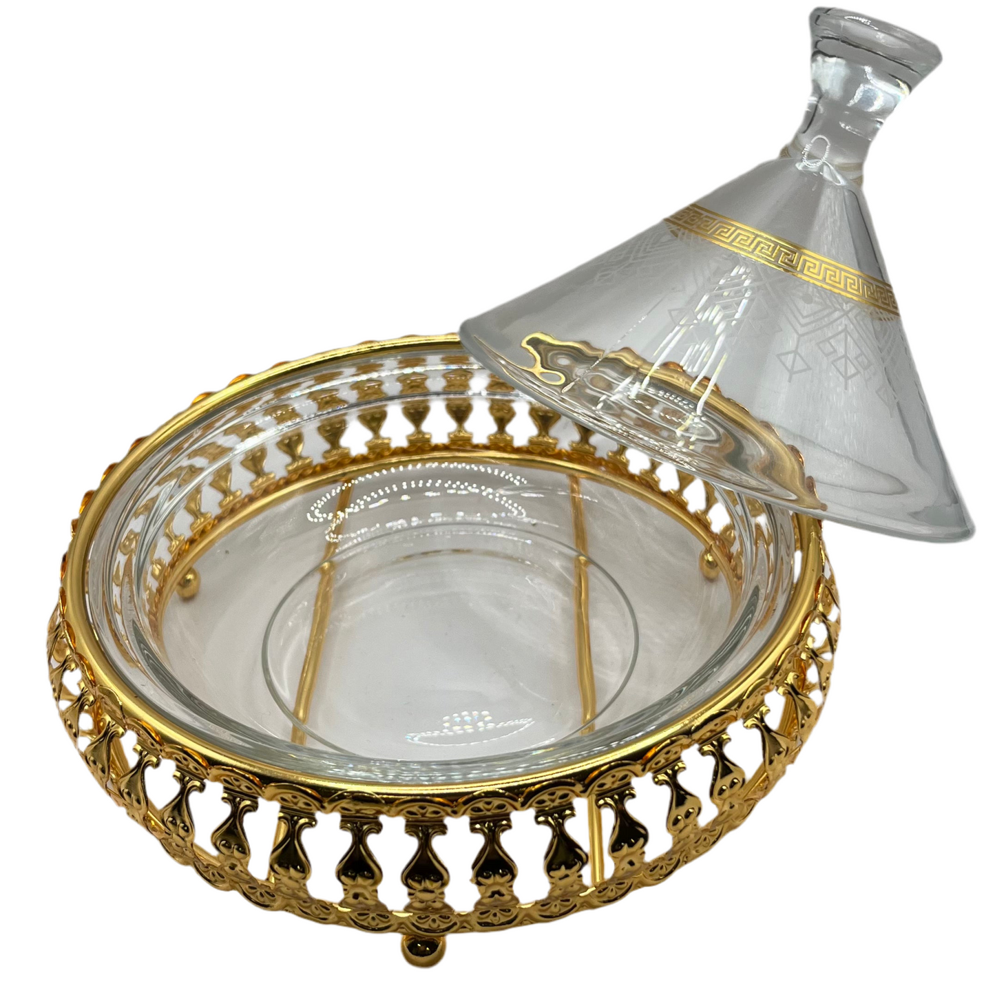 Tajine Serveringssæt m/Låg Guld 15x12 cm - Bricard Almeria