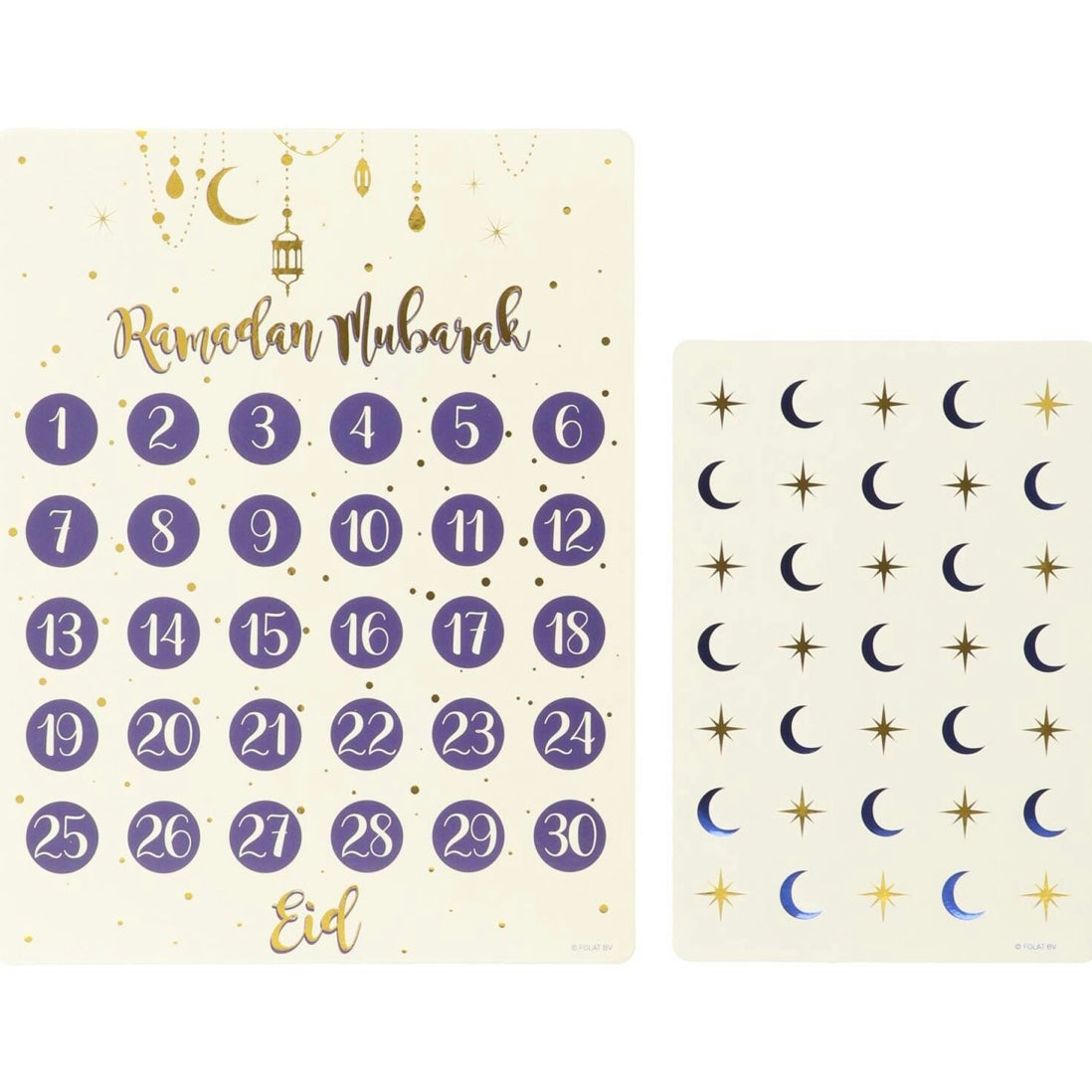 Ramadan Kalender med Klistermærker