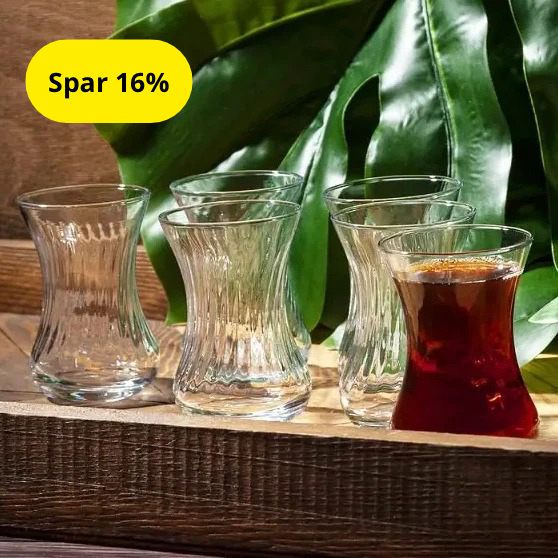 Demet Teglassæt 6 stk. 135 ml.