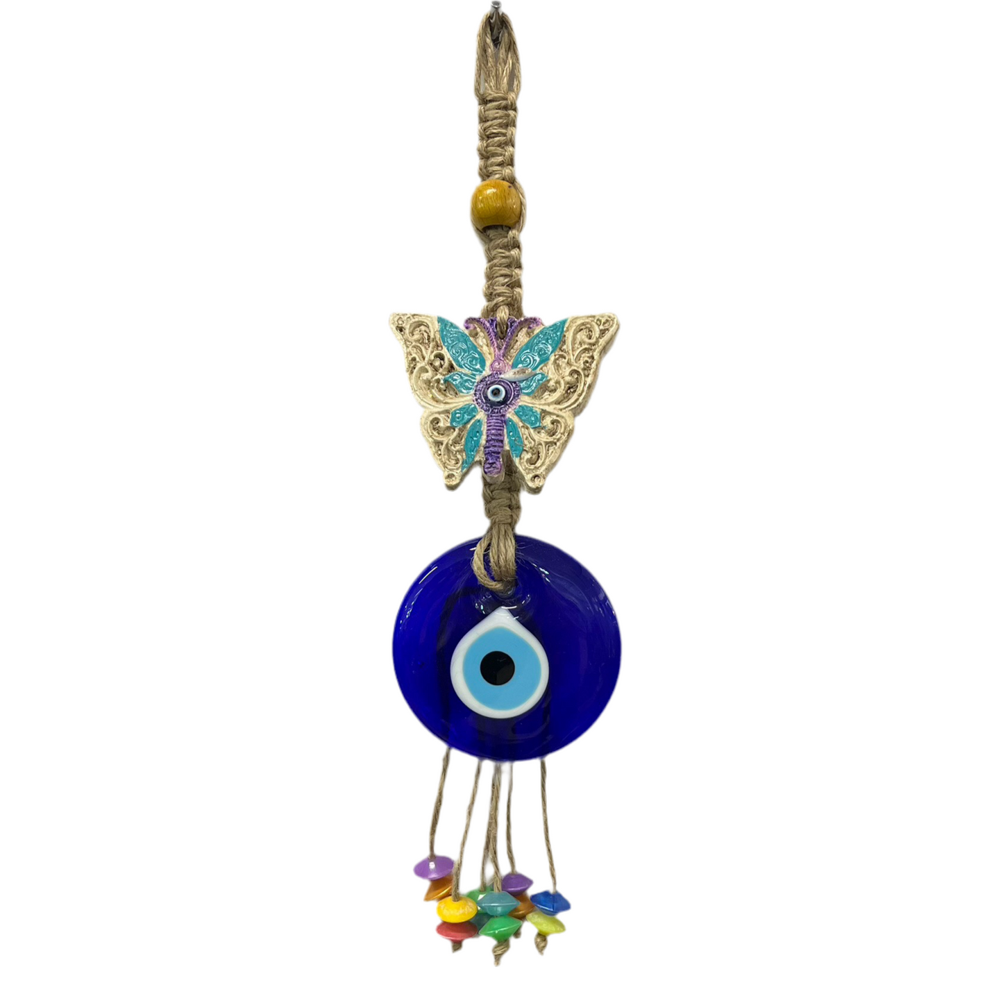 Onde Øje Amulet 8x37 cm - 5 Motivvarianter - Multifarvet