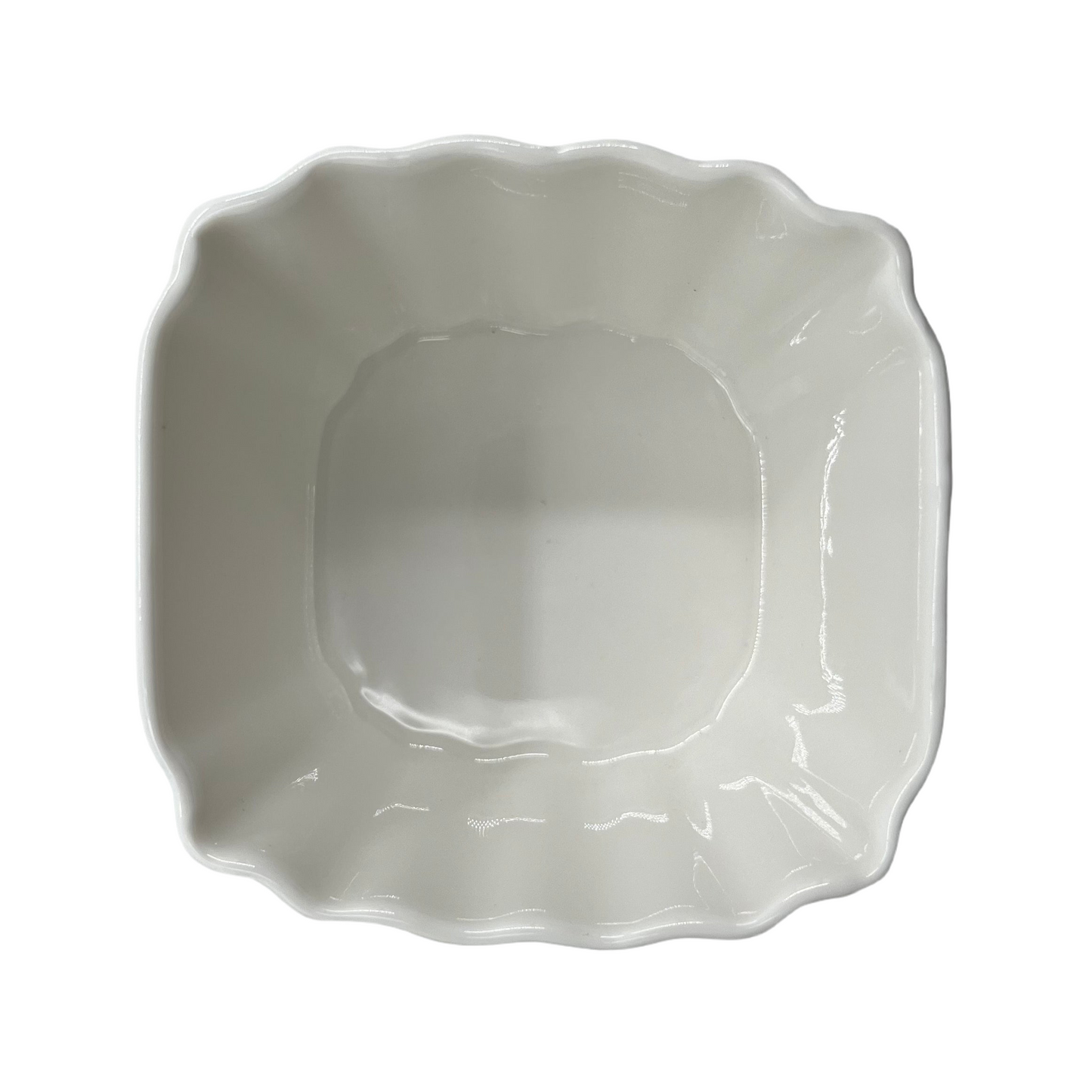 Almina Snackskålesæt i Porcelæn 4 dele Kvadratisk