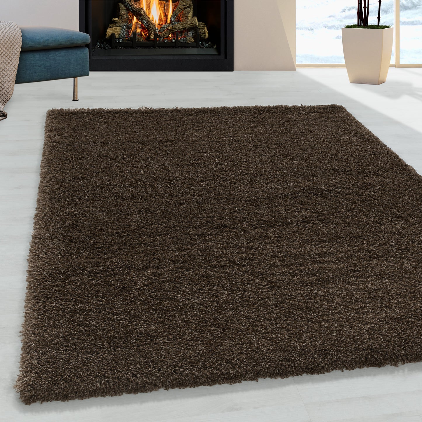 Fluffy Shaggy - Brun