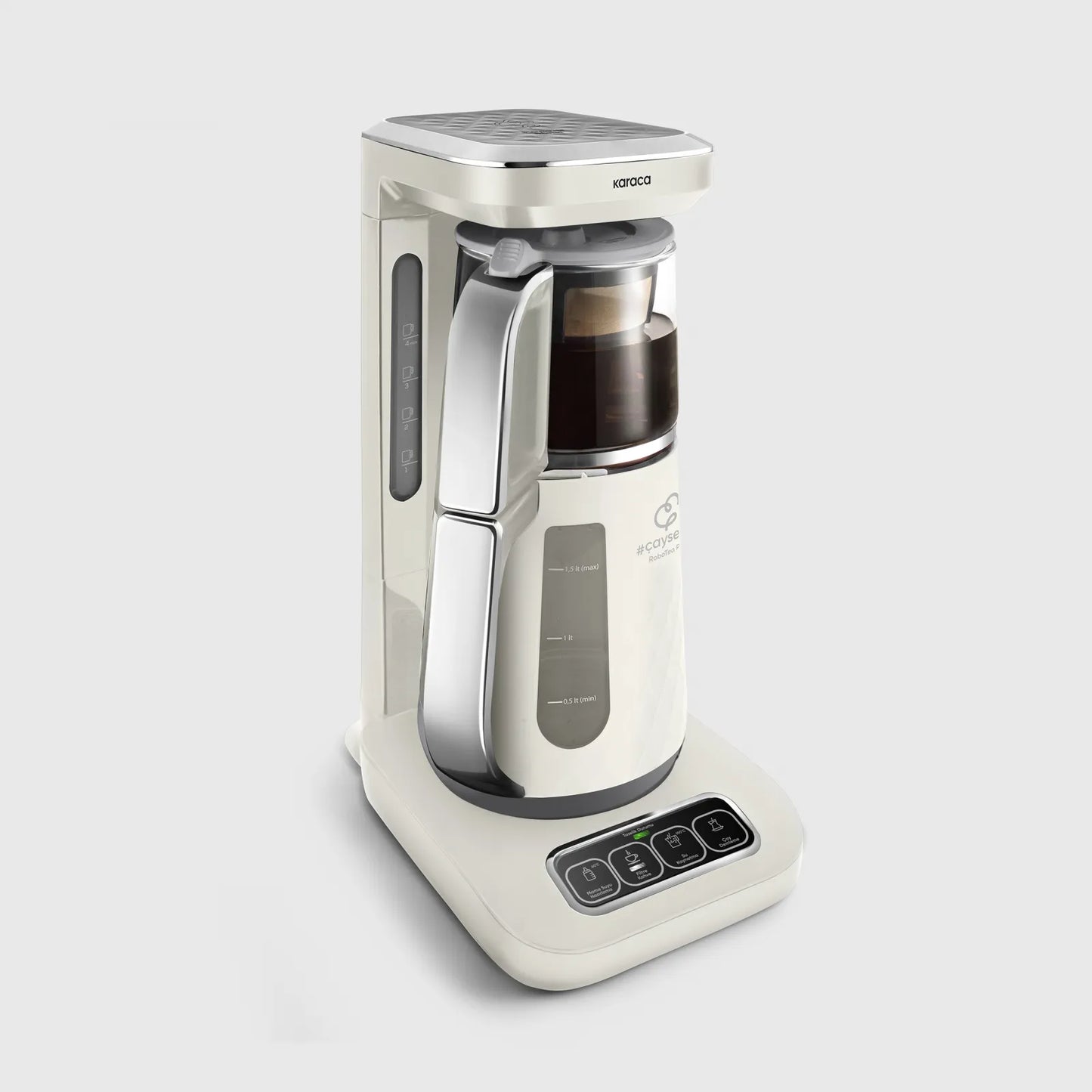 Karaca Çaysever Robotea Pro Quartz 4-i-1 Talende Tekande-maskine – Creamy