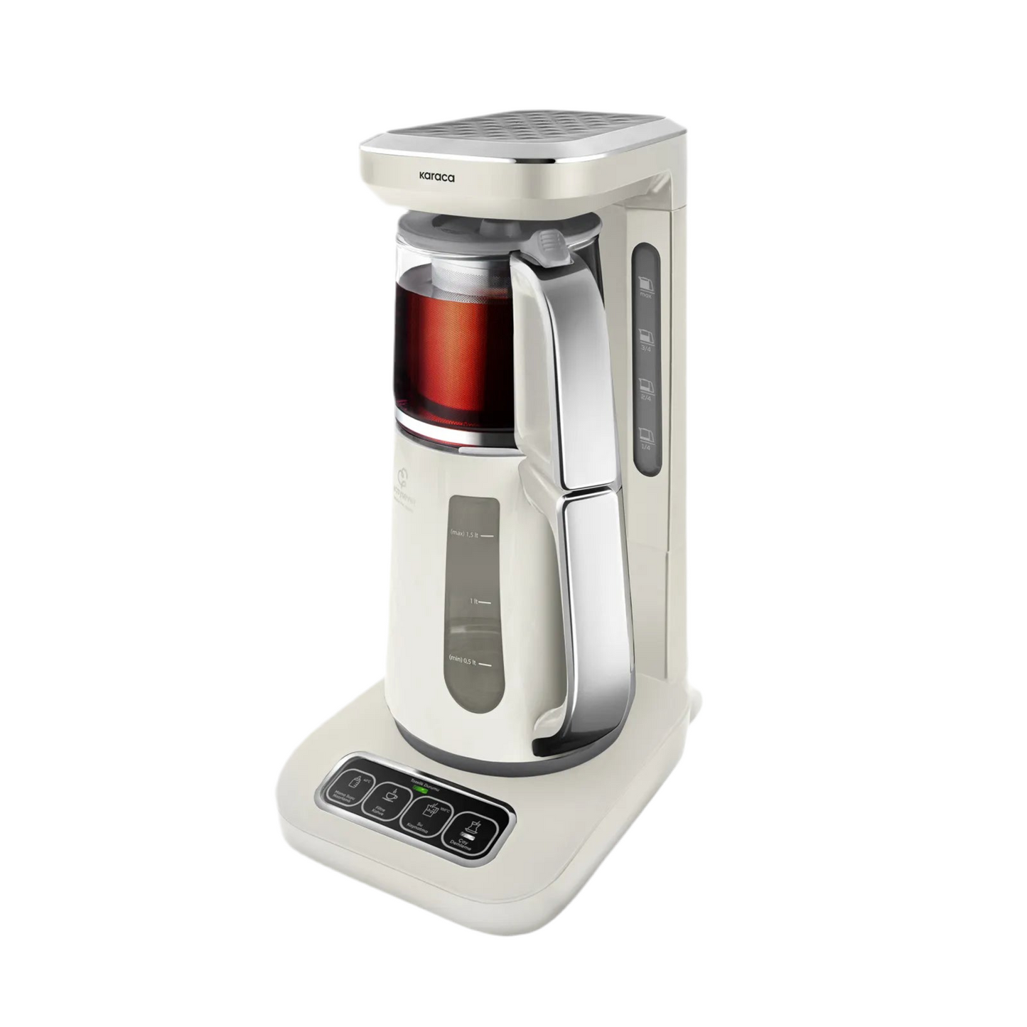 Karaca Çaysever Robotea Pro Connect 4-i-1 Talende Te- og Kaffemaskine – Cremet
