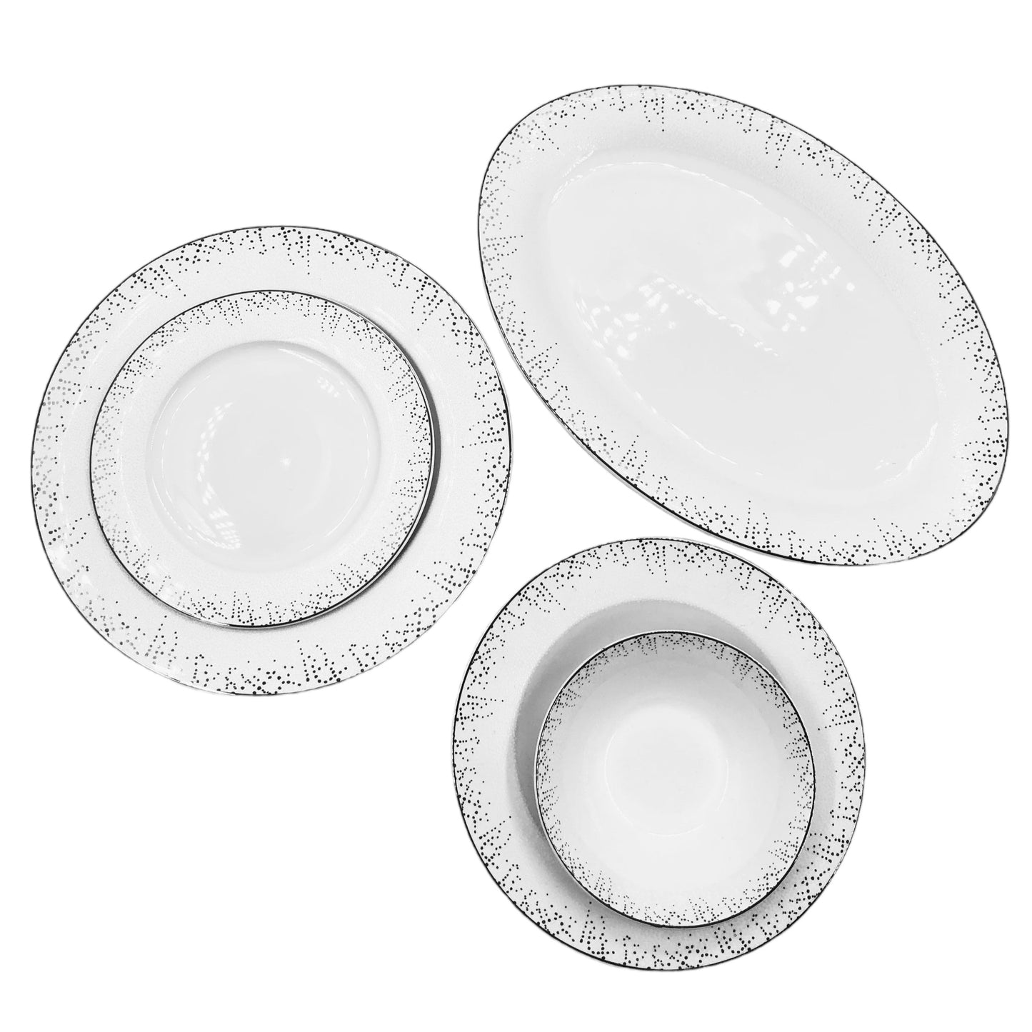 Porcelænssæt 6 Pers. 25 Dele - Bricard Belval