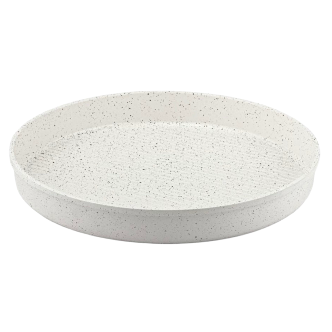 Rund Ovn Bradepande Granit 32 cm - Tac Döküm - Hvid
