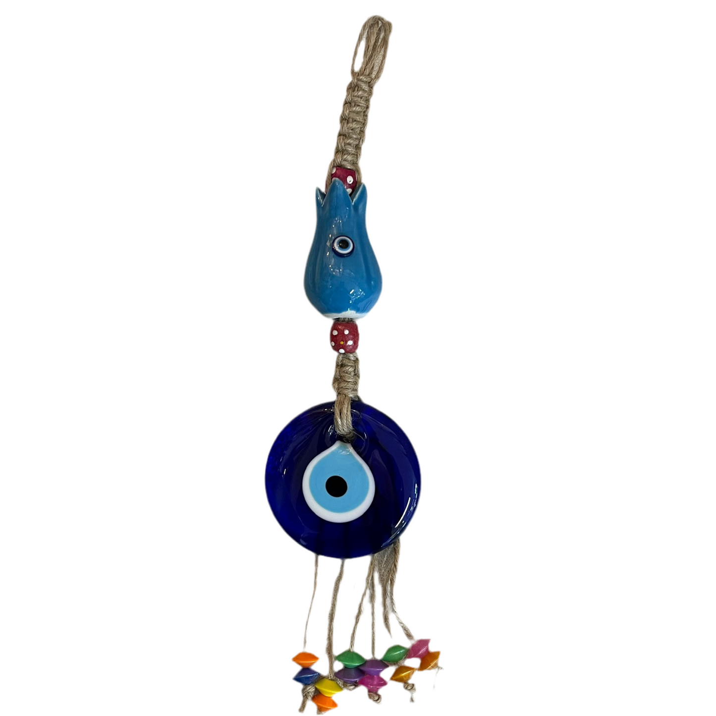 Onde Øje Amulet 8x28 cm 3 Farvevarianter