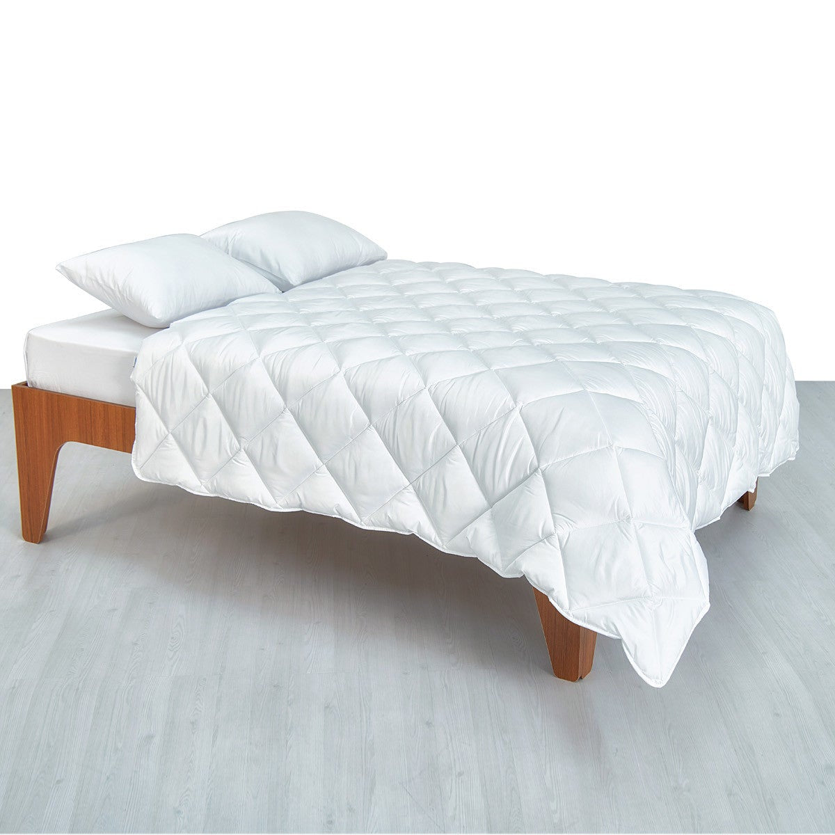 Helårsdyne Polybomuld 195x220 cm Hvid - Pimoliza
