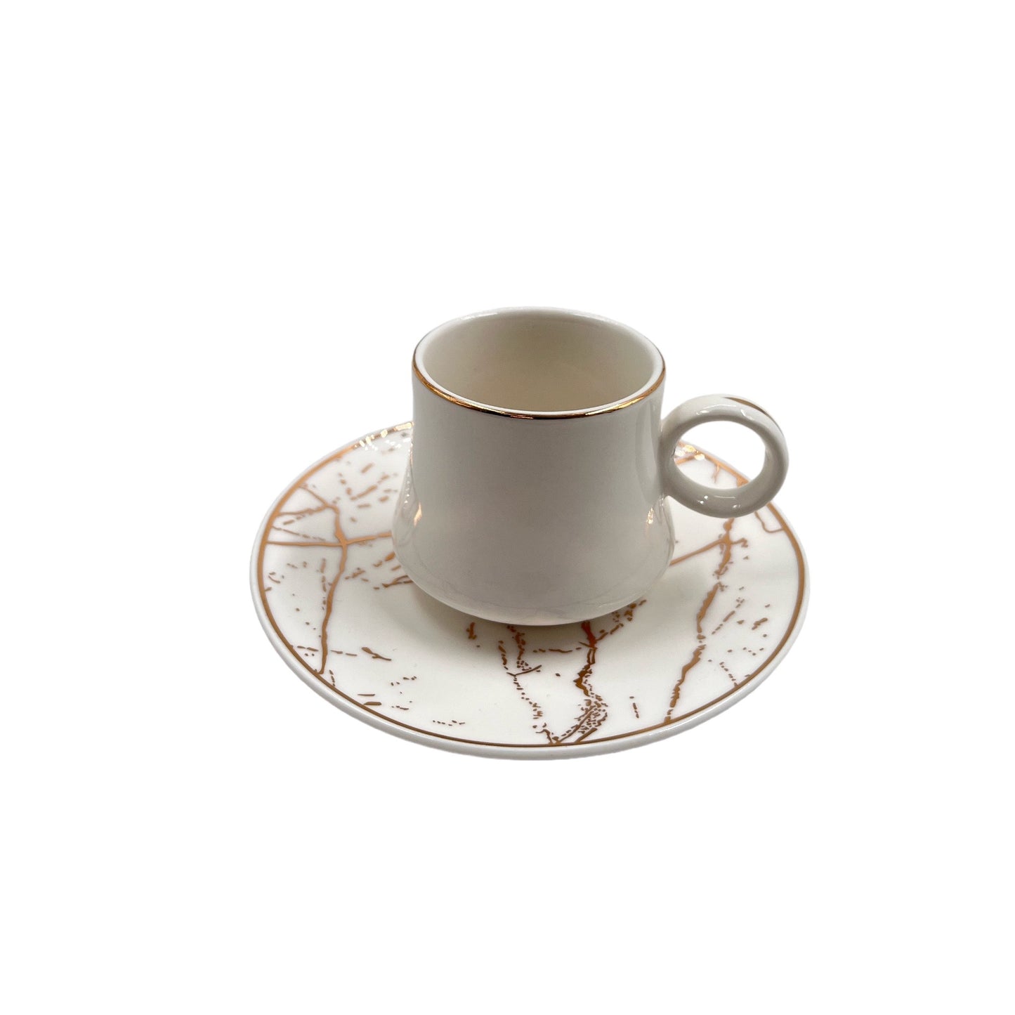 Rosaguld Bricard Espresso- og Tesæt - Løven Home