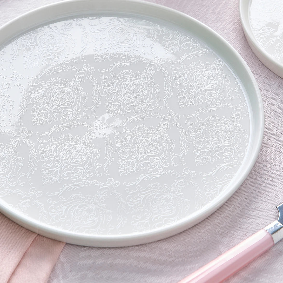 Karaca Forever Bone Salus Porcelæn Morgenmadssæt - 33 dele 6 personer