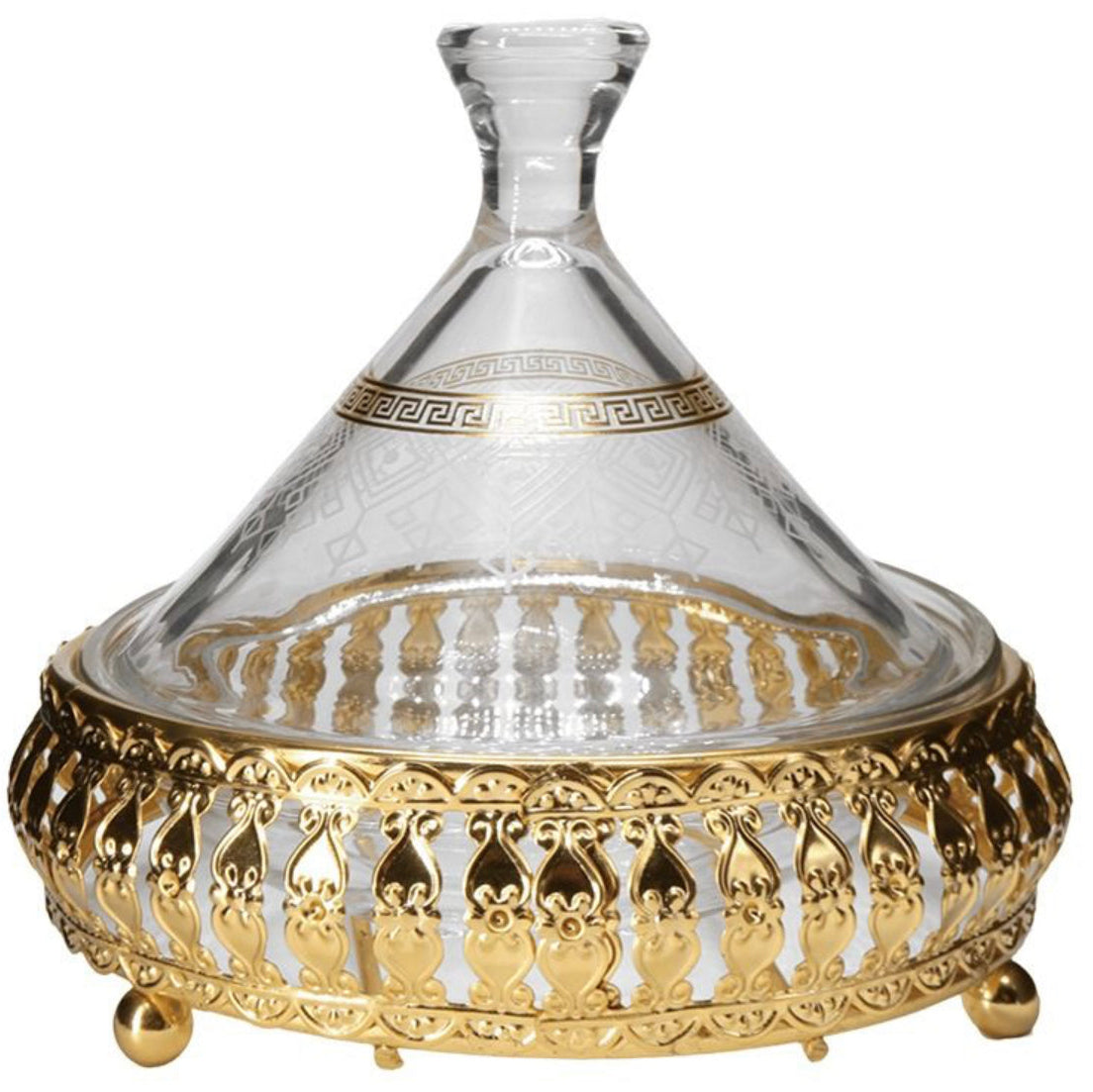 Tajine Serveringssæt m/Låg Guld 15x12 cm - Bricard Almeria