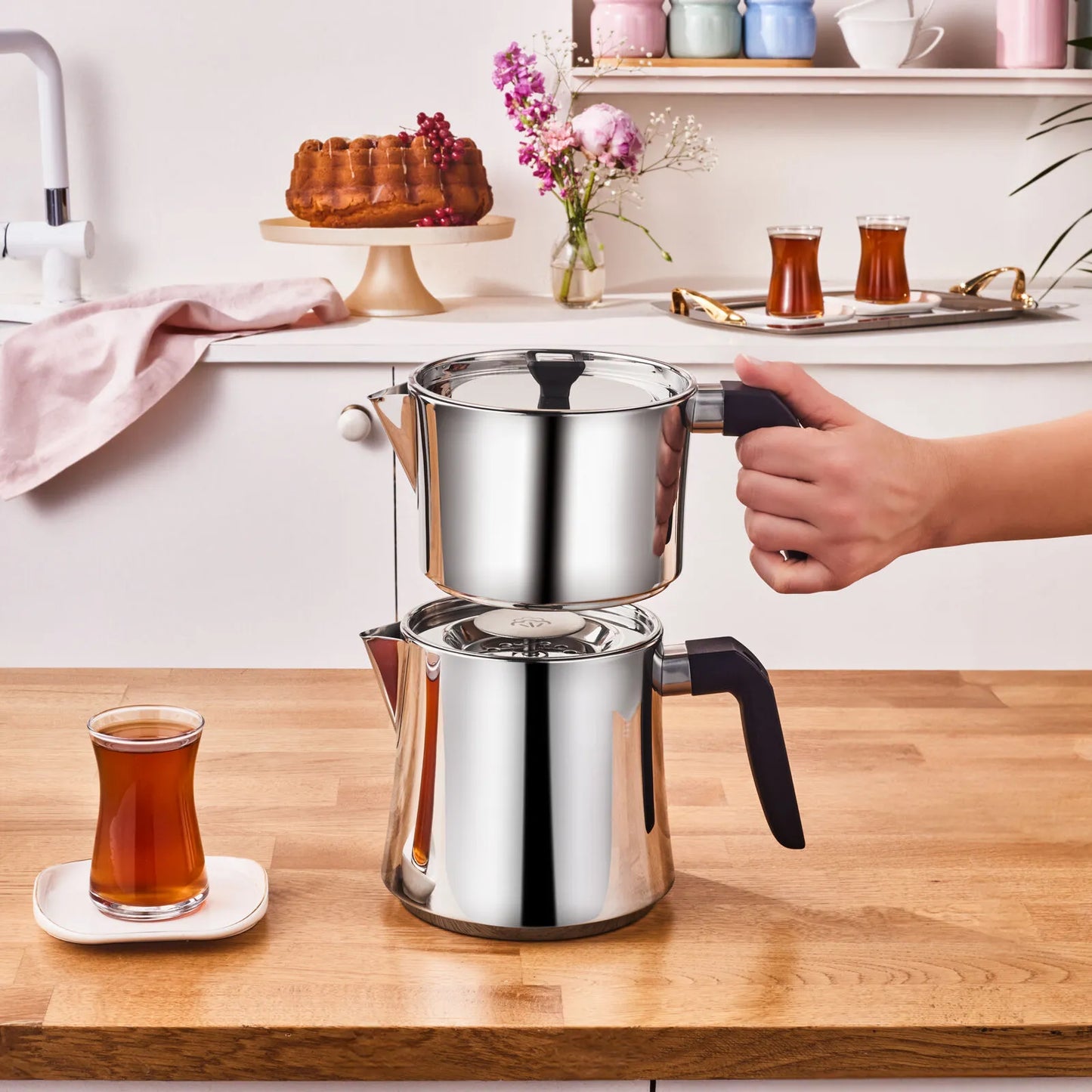 Karaca Sivuple Maxi Tekandesæt – Sort