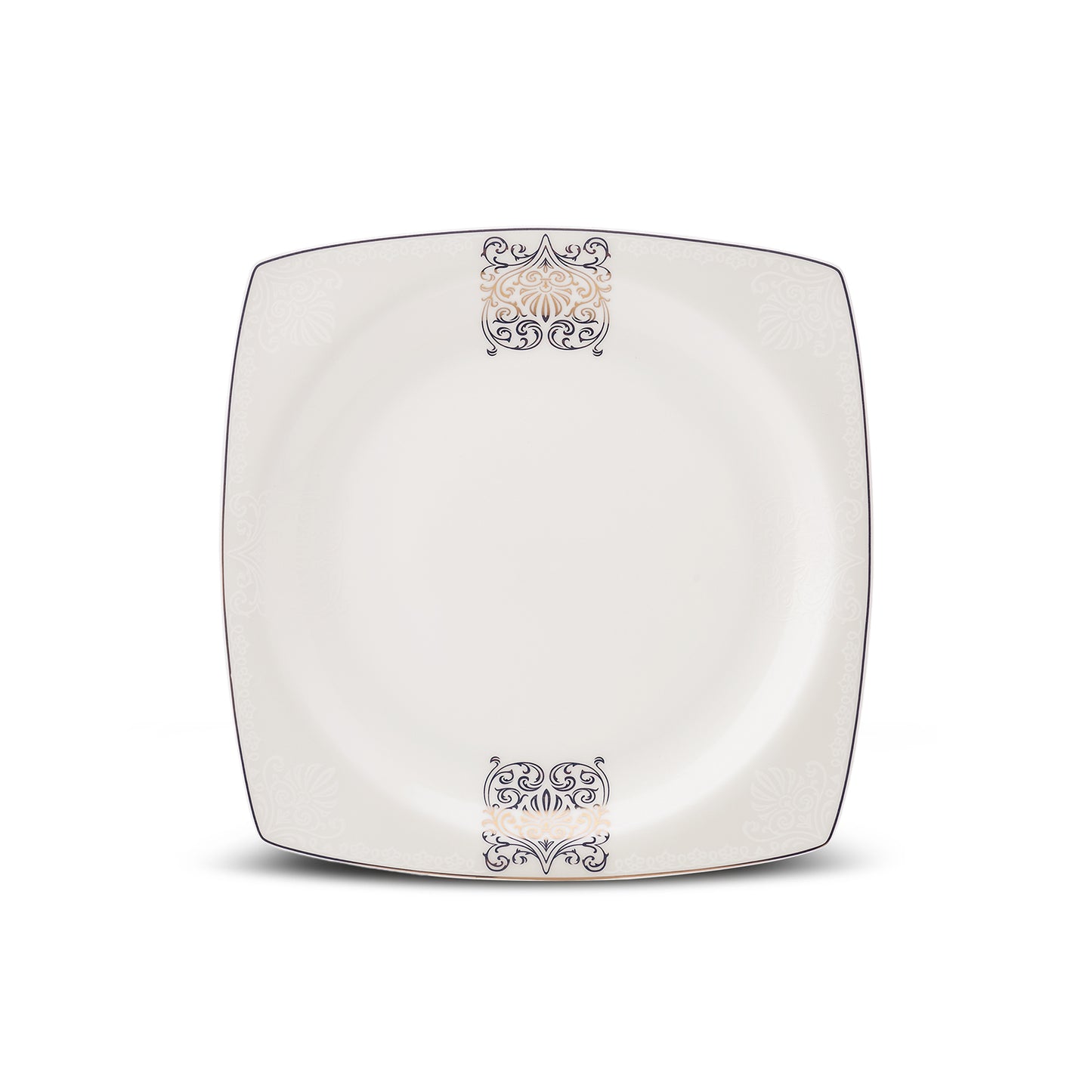 Karaca Fine Bone New Lotus Gold Spisestel til 4 Personer 17 Dele