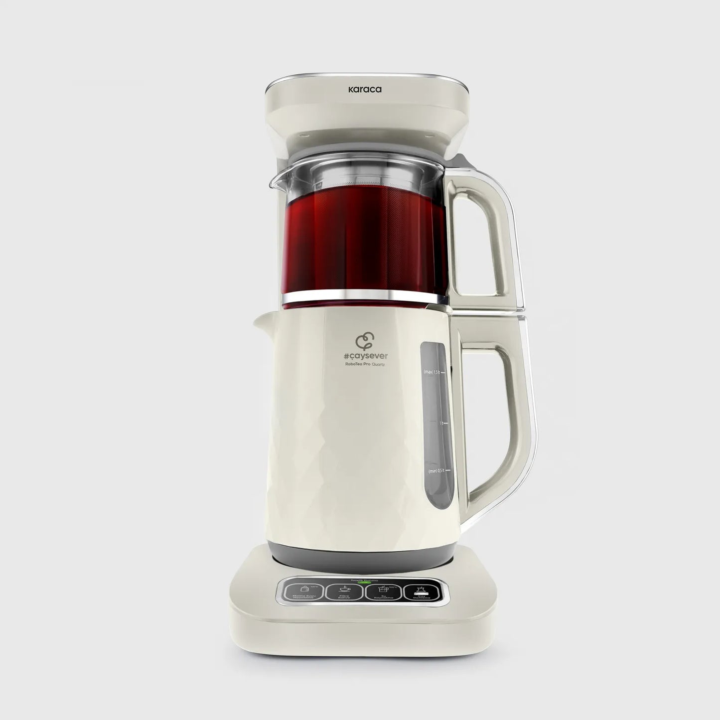 Karaca Çaysever Robotea Pro Quartz 4-i-1 Talende Tekande-maskine – Creamy