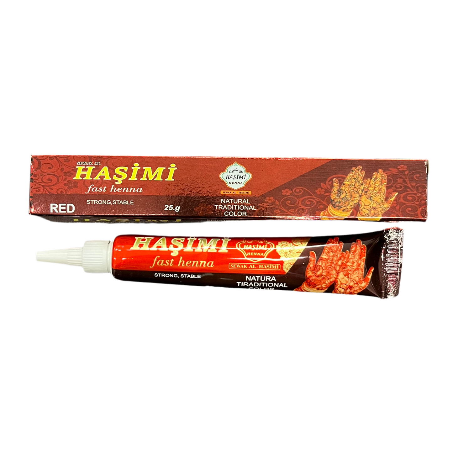 Rød Henna på Tube fra Hasimi 25 gram