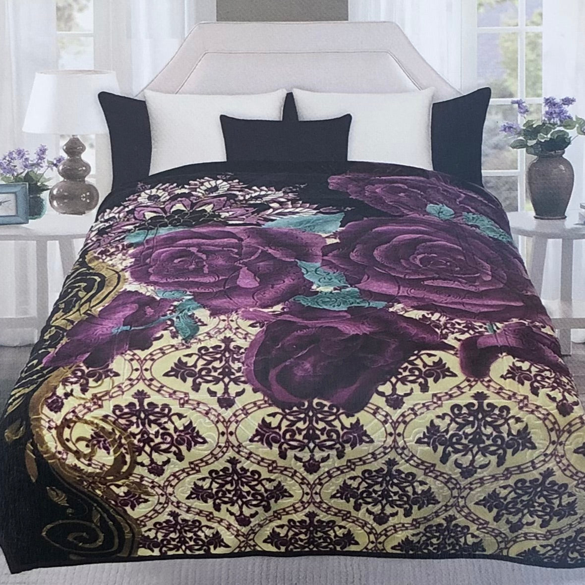 Sengetæppe (Battaniye) 220x240 cm - Flere Farver - Aysima Home