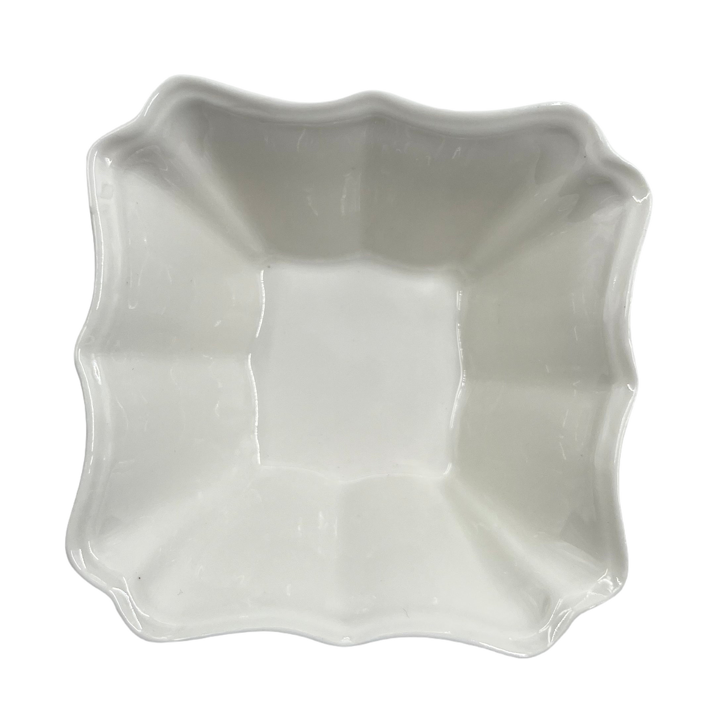 Almina Snackskålesæt i Porcelæn 4 dele Kvadratisk