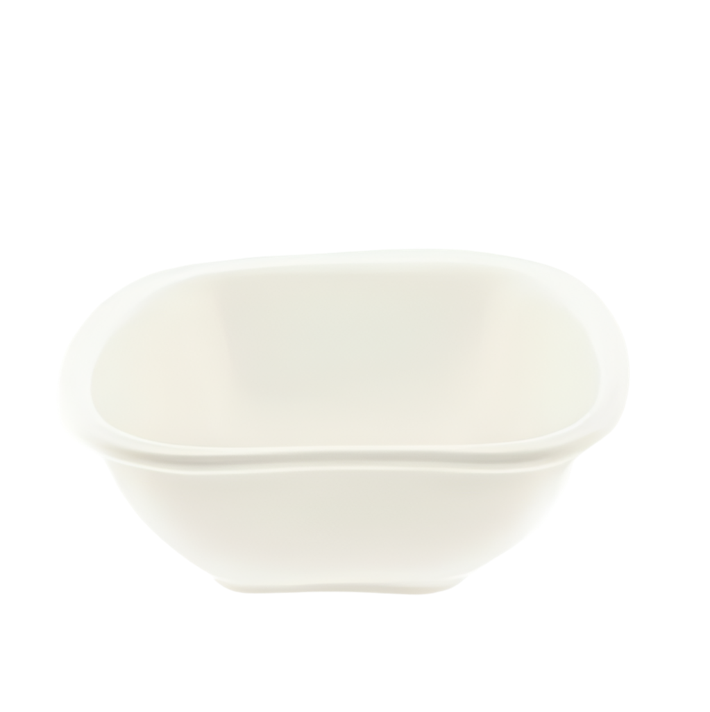 Almina Hvid Müsliskålesæt i Porcelæn 6 stk 100 ml.