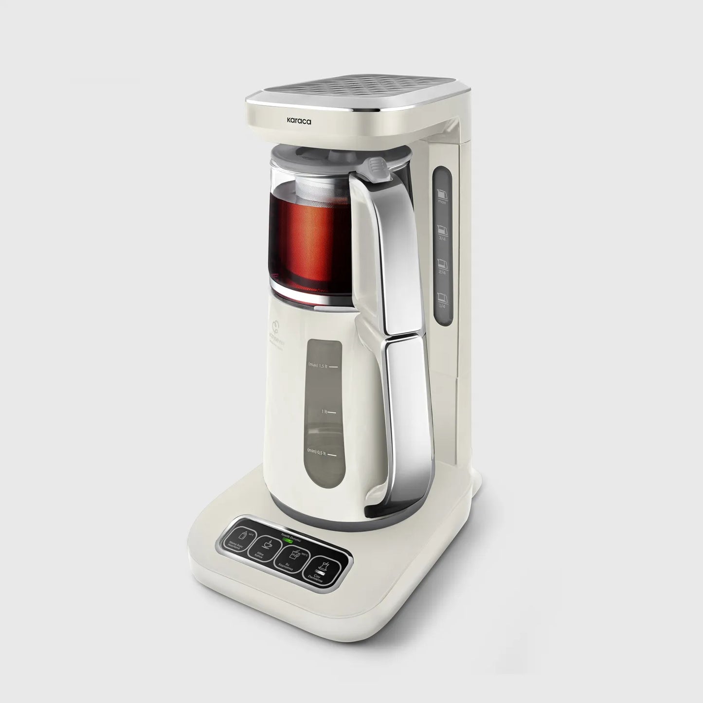 Karaca Çaysever Robotea Pro Quartz 4-i-1 Talende Tekande-maskine – Creamy