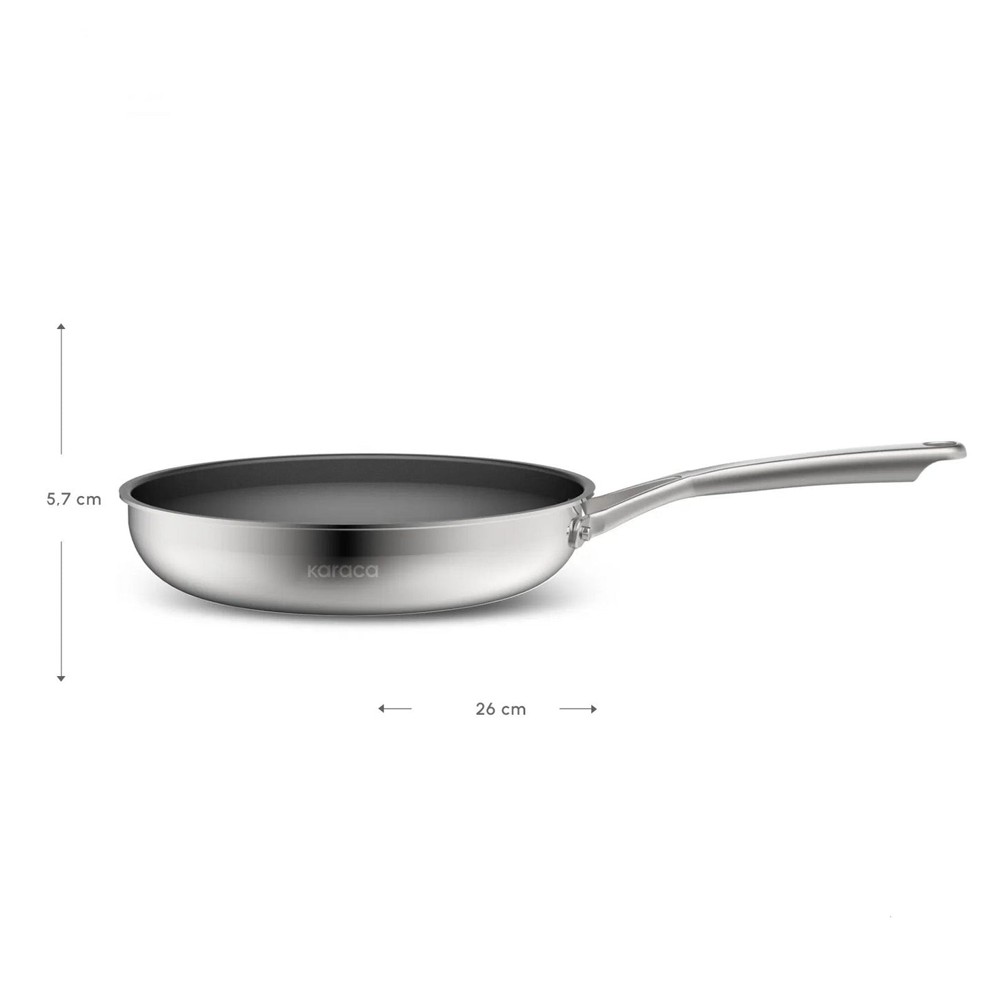 Karaca Plasma Steel 3Ply Pande – 26 cm