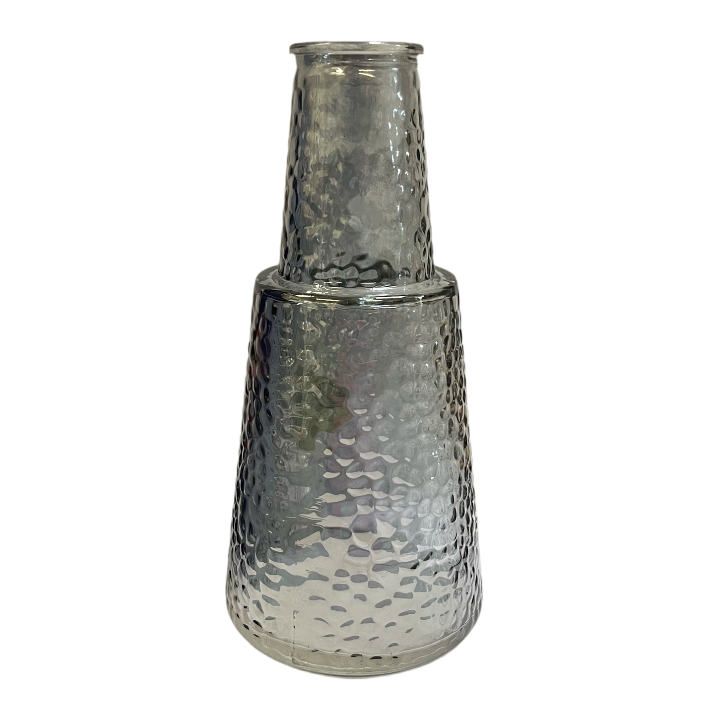 Glas Vandkaraffel m/Låg 1 liter - Røget Grå - Belhome