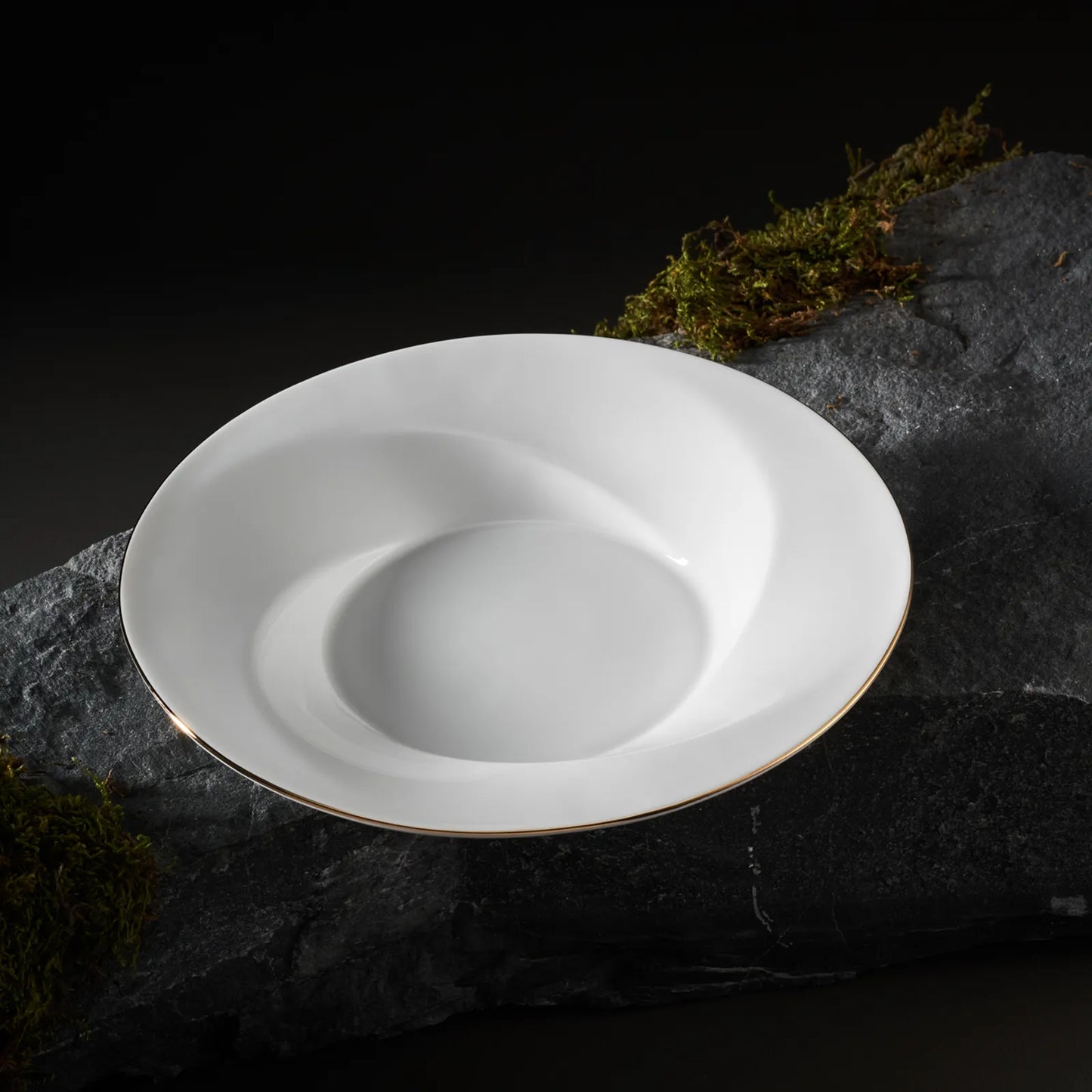 Karaca X Sarıyer Design Vortex Fine Pearl 28-delt 6-personers Spisesæt – Guld