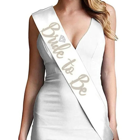 'Bride To Be' Skråbånd/Skærf - 3 Farver