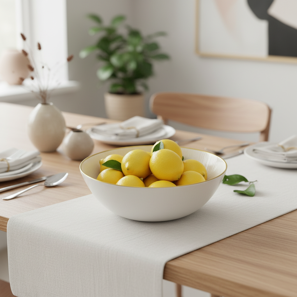 Bricard Rexy Glasskål 21 cm - Perlemor m/Guldkant