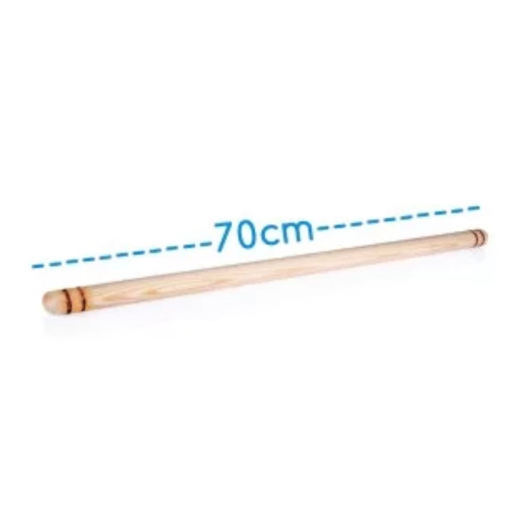 Tynd Dej- og Kagerulle i Træ 70 cm - Kaya Home