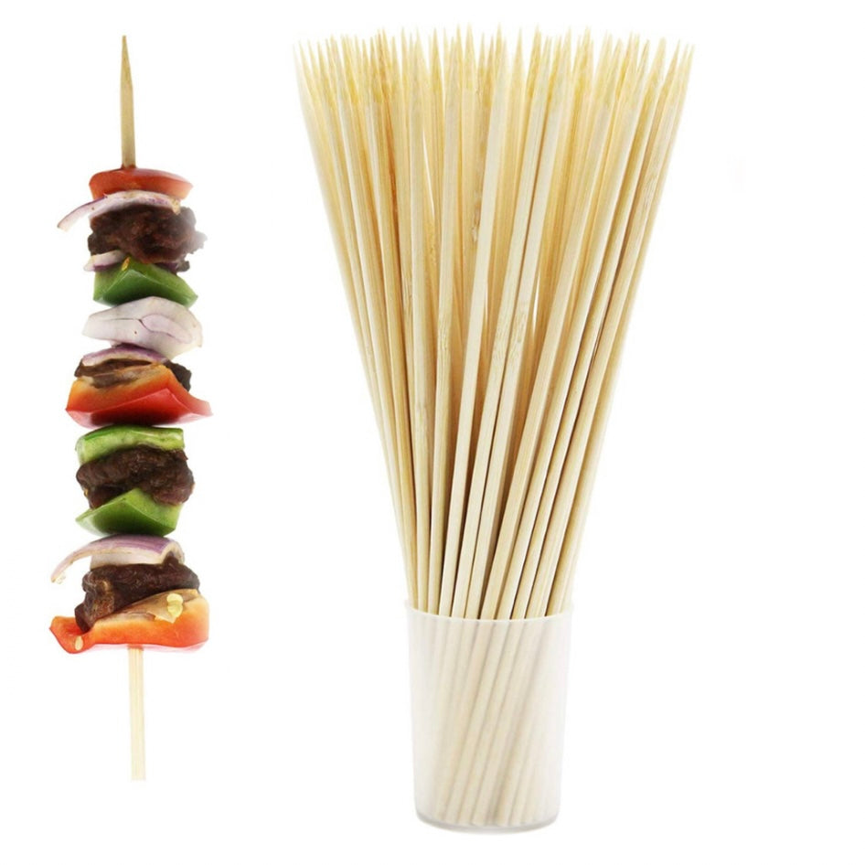 Grillspyd i Træ 40 cm - 48 stk