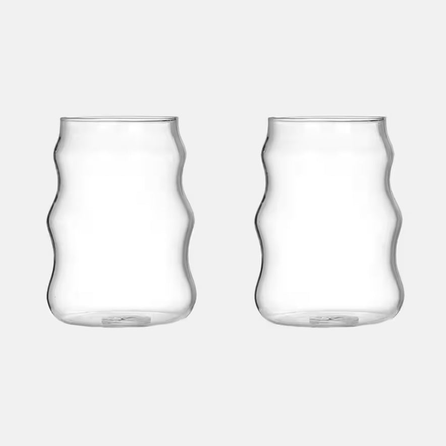 Boble Drikkeglas 550 ml. 2 stk. - Almina Belleza