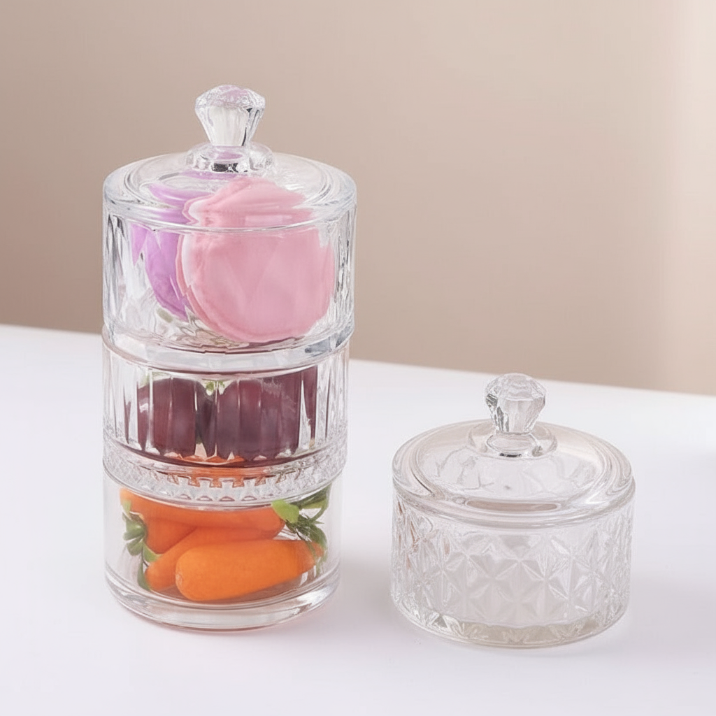Lirmartur Krystal Bonbonniere m/Låg 300 ml