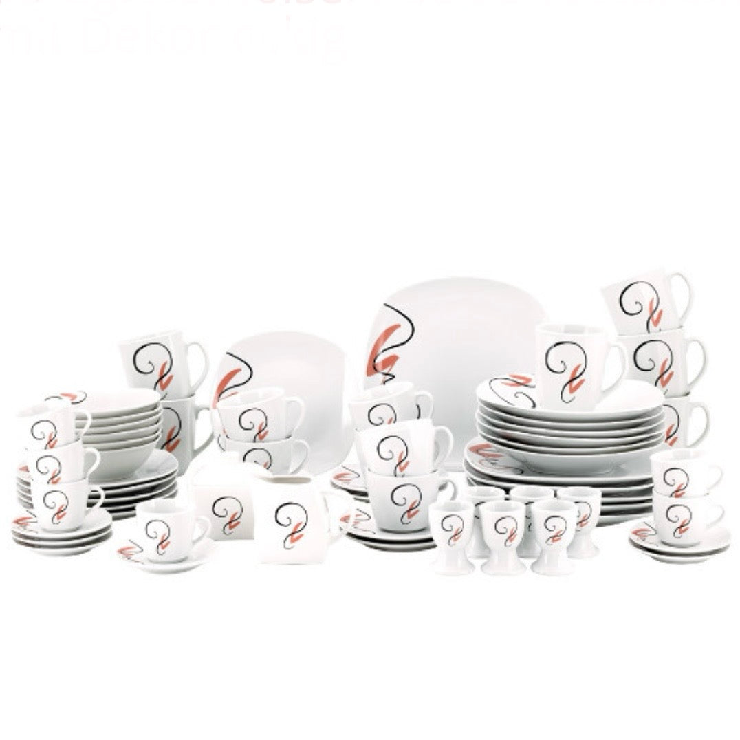 Porcelænssæt 62 dele - Michelino Aurelia