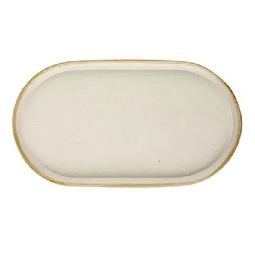 Bricard Pau Hvid/Beige Porcelænssæt 25 dele - 6 personer