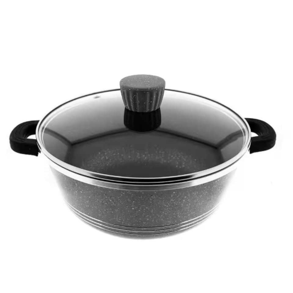 Grå Non-Stick Gryde 36 cm 12,7 L - Almina