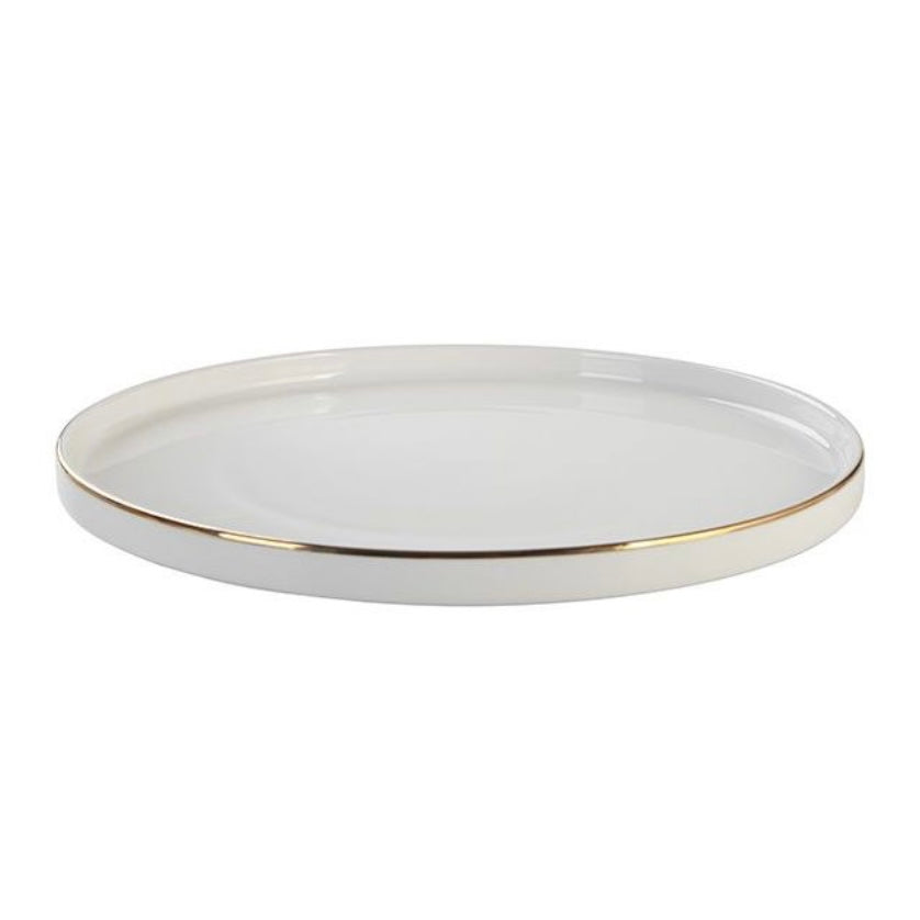 Bricard Lunel Porcelænssæt 27 dele - 6 personer Hvid/Guld