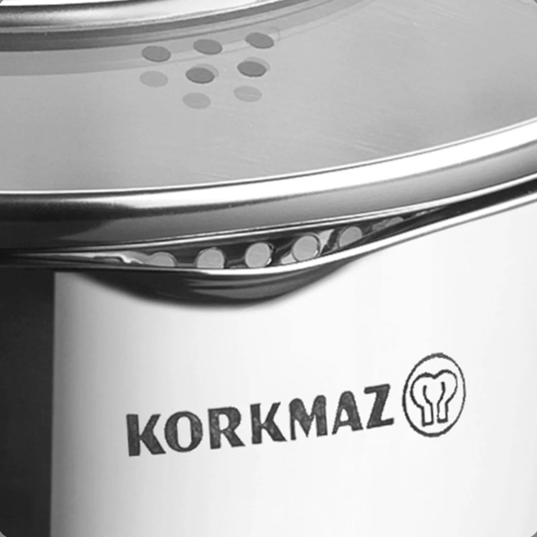 Induktions Grydesæt 8 Dele - 4 størrelser- Korkmaz Stara