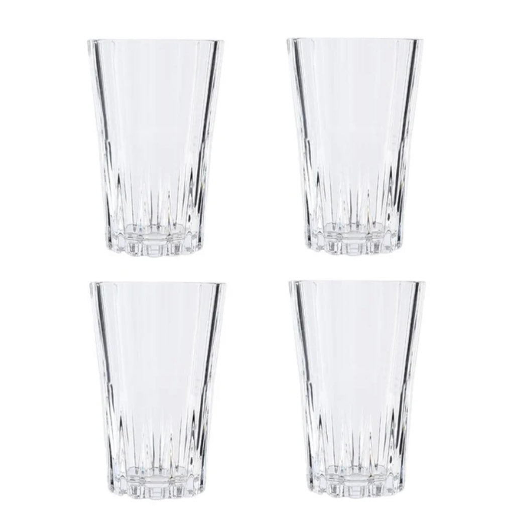 Høj Drikkeglassæt 4 stk. 345 ml - Pasabahce Crystallin Sword