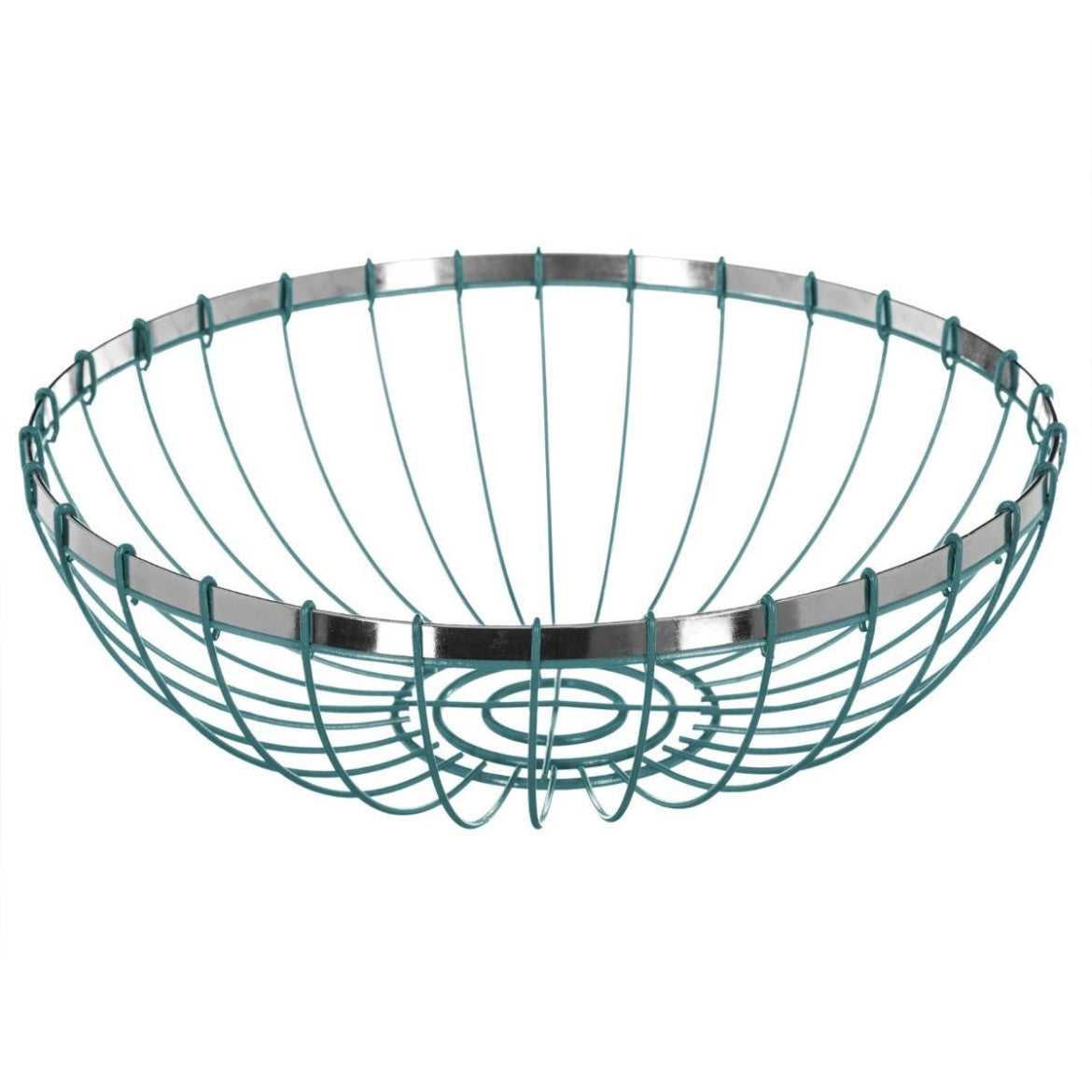 Metal Trådkurv Turkis 30 cm