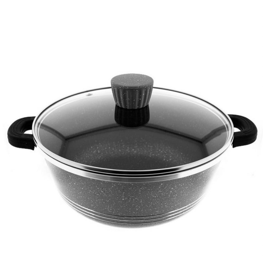Grå Non-Stick Gryde 36 cm 12,7 L - Almina