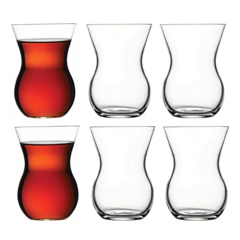 Teglassæt 6 stk. 95 ml - Nude Beykoz