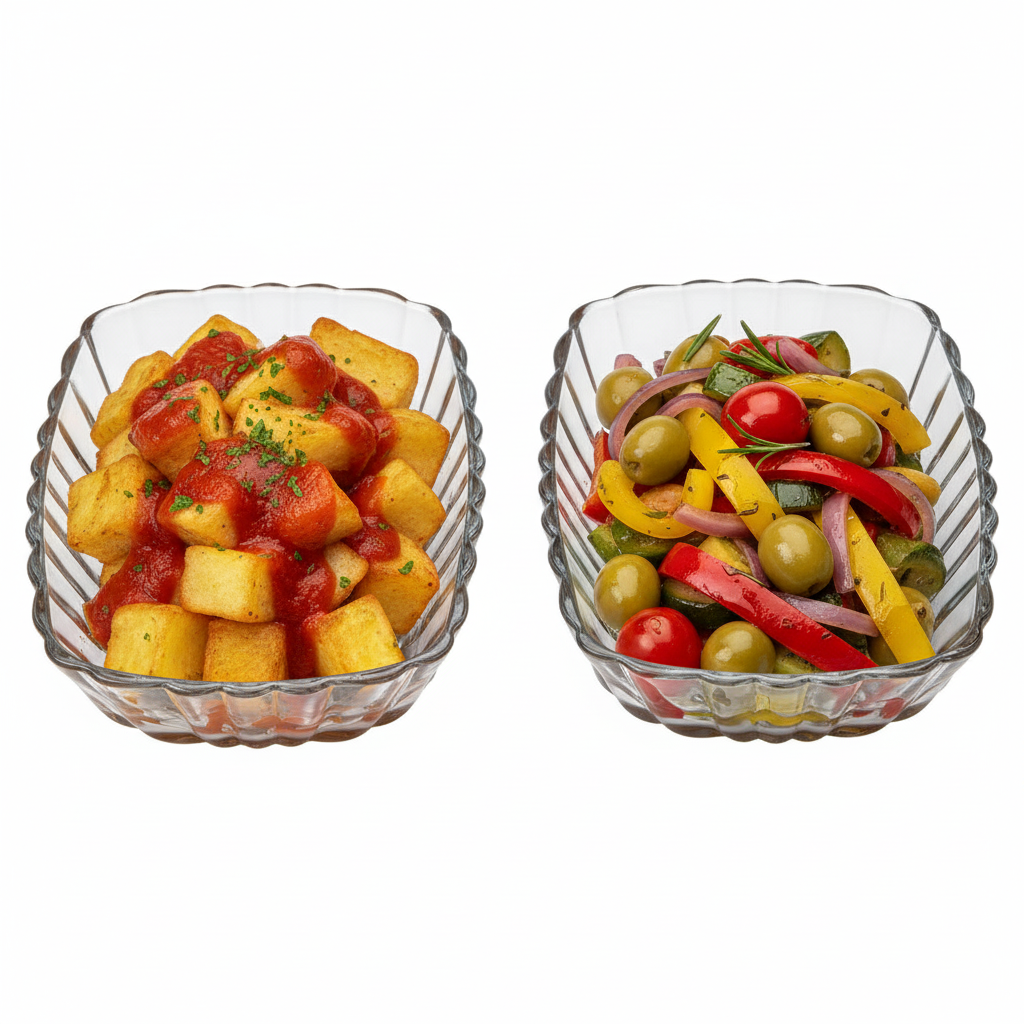 Pasabahce Mezze Tapassæt 2 stk. 18x11 cm - Glas