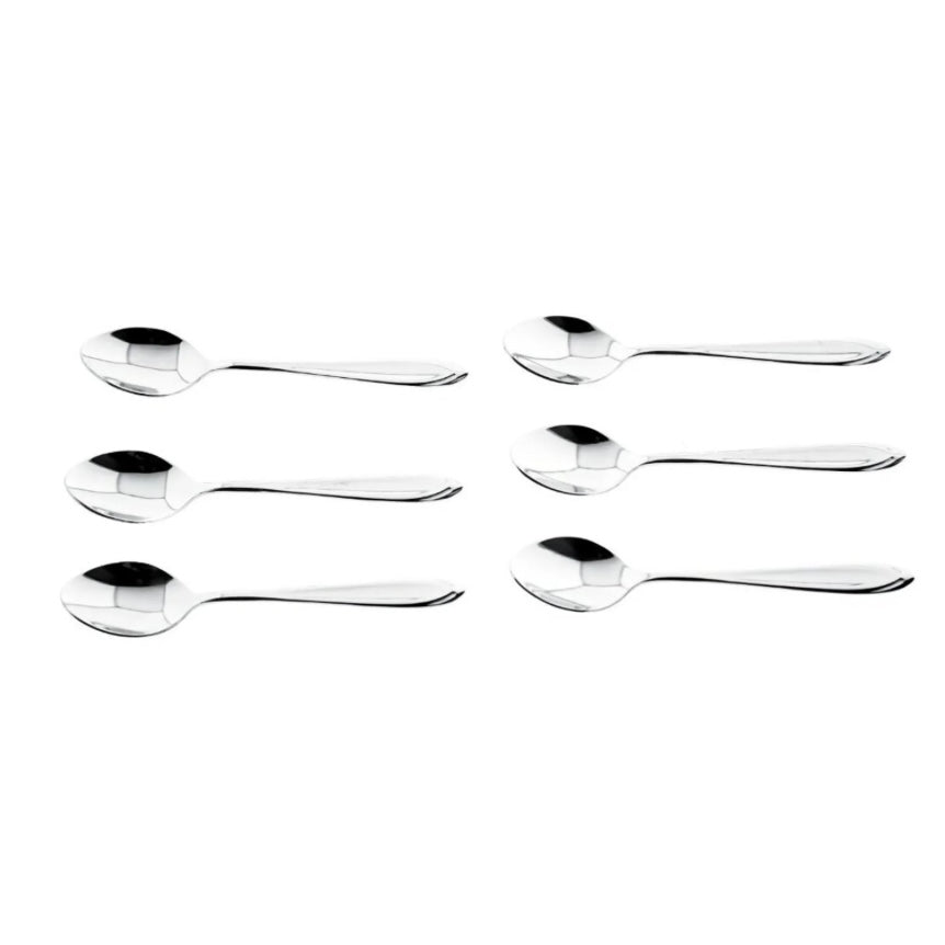 Almina Teskesæt 6 stk. Rustfrit Stål