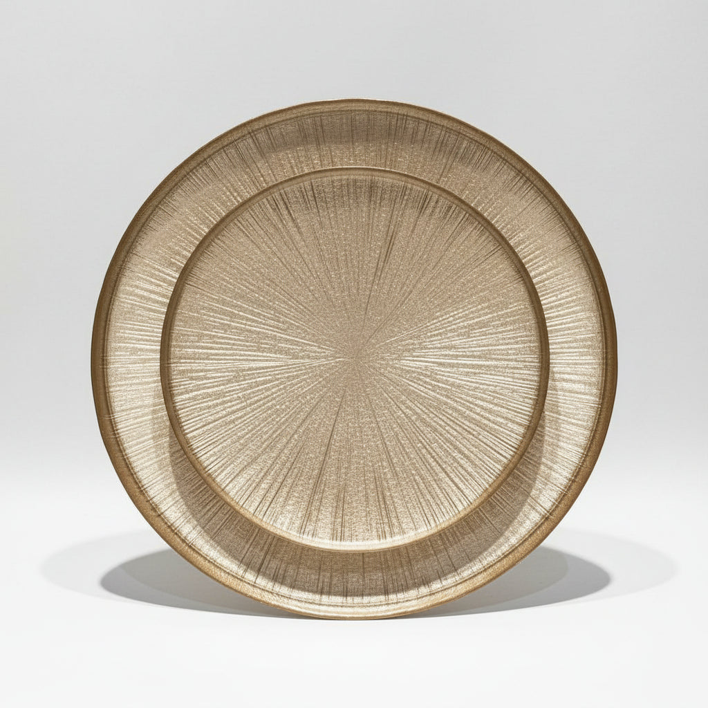 Bricard Serveringsbakke i Glas - 21 cm - Løven Home