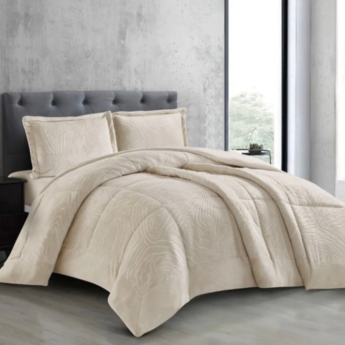 Lavella Nazli Sengetæppe Sæt 3 Dele | 240x260 cm | Beige