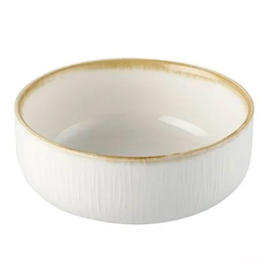 Bricard Pau Hvid/Beige Porcelænssæt 25 dele - 6 personer