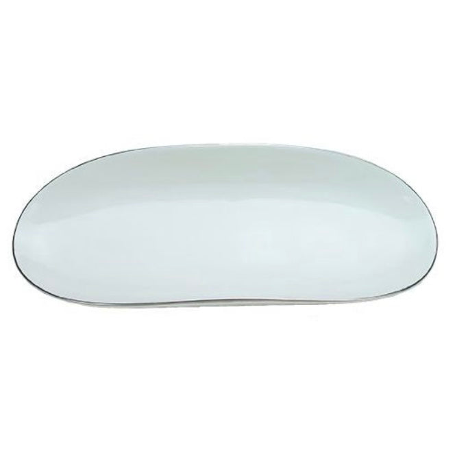 Hvid/Sølv Evry Porcelænssæt 25 dele - Løven Home